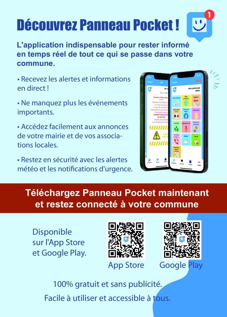 Réalisation d'une affiche Panneau Pocket en partant d'un flyer